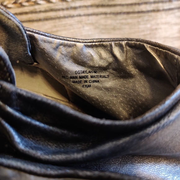 G By Guess Dark Silver Heeled Ankle Boots - Picture 11 of 12